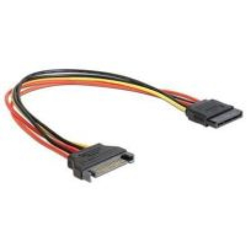 Gembird Parveidotājs Gembird  CABLE POWER EXTENSION SATA/0.3M CC-SATAMF-01