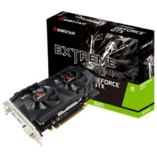 Biostar Grafiskās karte / Video kartes BIOSTAR  Graphics Card||NVIDIA GeForce GTX 1050 TI|4 GB|GDDR5|128 bit|PCIE 3.0 16x|Memory 7008 MHz|GPU 1291 MHz|Dual Slot Fansink|1xDVI-D|1xHDMI|1xDisplayPort|VN1055TF41