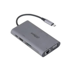 Dahua Parveidotājs DAHUA  I/O DOCKING STATION USB-C/9PORT TC39