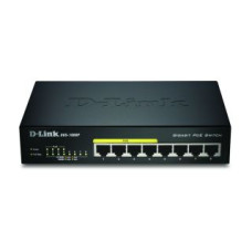 D-Link Serveru  - Citi piederumi D-link  8-Port Gigabit PoE Switch DGS-1008P Unmanaged, Desktop