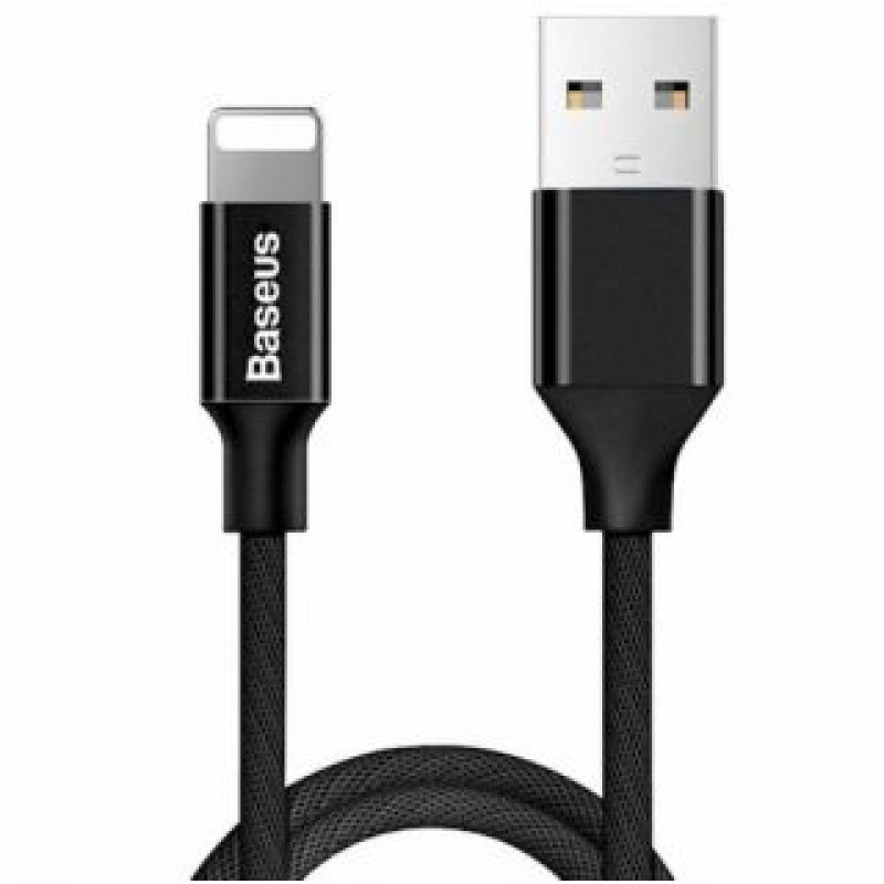 Baseus Kabelis Baseus  Cable Yiven USB - Lightning 1,2 m 2A Black