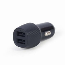 Gembird Kontrolieris Gembird  2-port USB car charger TA-U2C48A-CAR-01 Black