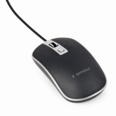 Gembird Datora pele Gembird  MOUSE USB OPTICAL BLACK/SILVER/MUS-4B-06-BS