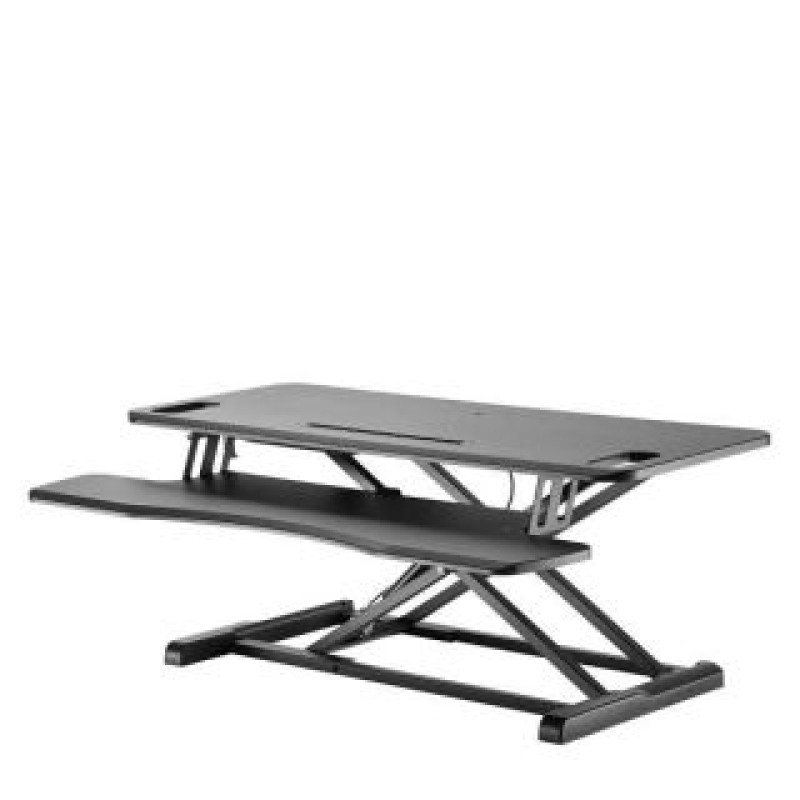 Neomounts Datoru korpusi NEOMOUNTS  PC ACC SIT-STAND WORKSTATION/NS-WS300BLACK