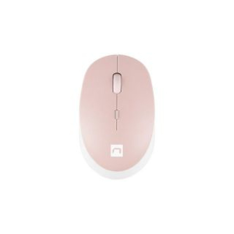 Natec Datora pele Natec  Mouse Harrier 2 	Wireless, White/Pink, Bluetooth