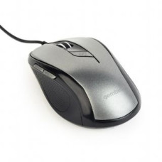 Gembird Datora pele Gembird  MOUSE USB OPTICAL BLACK/GREY/MUS-6B-01-BG