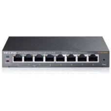 Tp-Link Nevadāms centrmezgls TP-Link  NET SWITCH 8PORT 1000M/POE TL-SG108PE