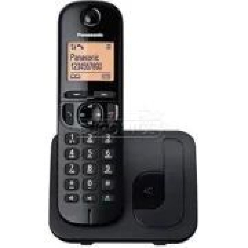 Panasonic Telefona aparāts Panasonic  Cordless KX-TGC210FXB Black, Built-in display, Speakerphone, Caller ID, Phonebook capacity 50 entries