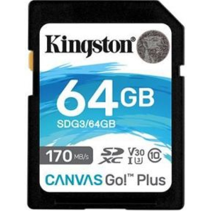 Kingston Cita datorprece Kingston  MEMORY SDXC 64GB UHS-I/SDG3/64GB