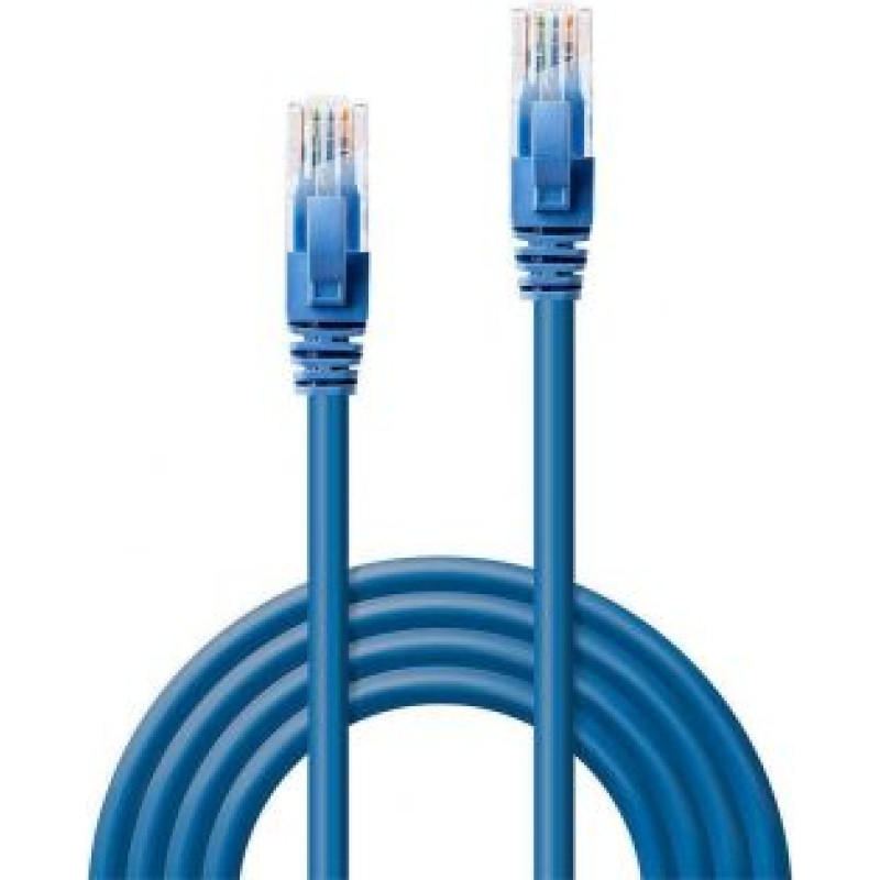 Lindy Nevadāms centrmezgls LINDY  CABLE CAT6 U/UTP 2M/BLUE 48018