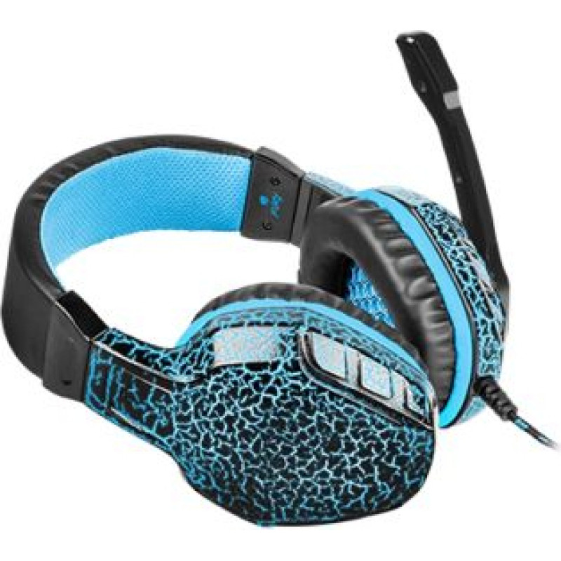 Fury Bezvadu austiņas Fury  Gaming Headset, Wired, NFU-0863	Hellcat, Black/Blue, Built-in microphone