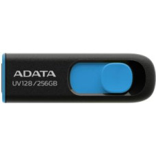 Adata Zibatmiņa ADATA  AUV128 256GB USB Flash Drive, Black/Blue