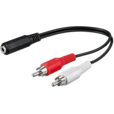 Goobay Kabelis Goobay  Audio cable adapter, 3.5 mm 50092