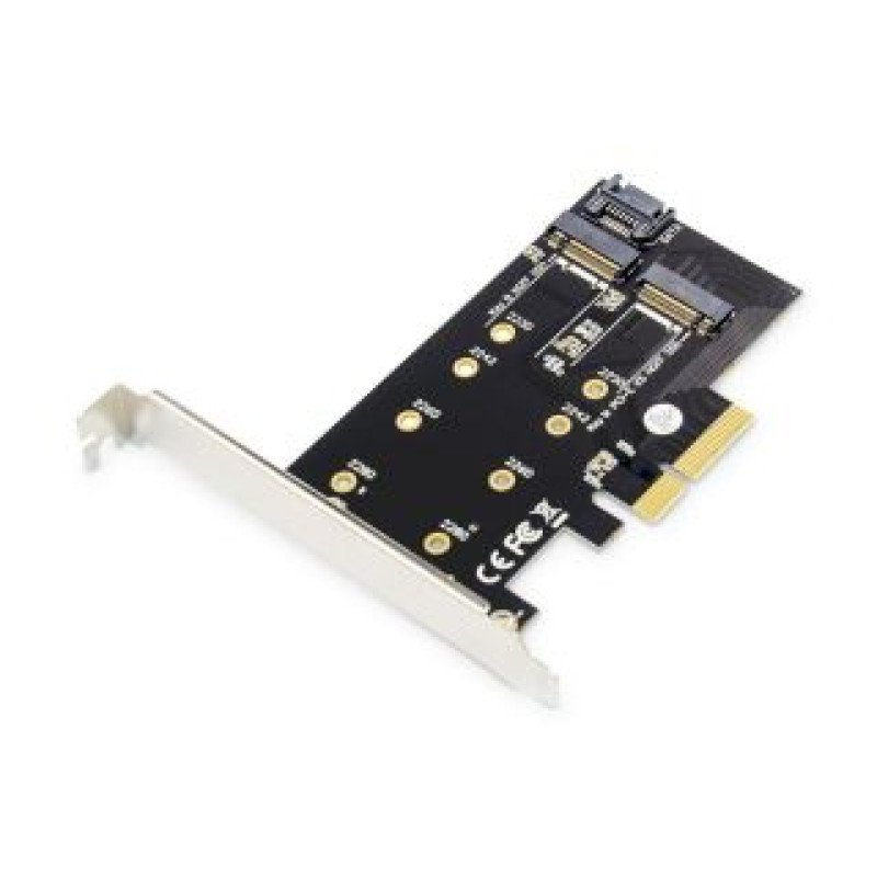 Digitus Parveidotājs Digitus  M.2 NGFF / NVMe SSD PCI Express 3.0 (x4) Add-On Card 	DS-33170