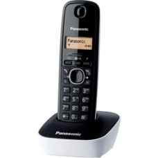 Panasonic Telefona aparāts Panasonic  Cordless KX-TG1611FXW Black/White, Caller ID, Phonebook capacity 50 entries, Built-in display, Wireless connection,