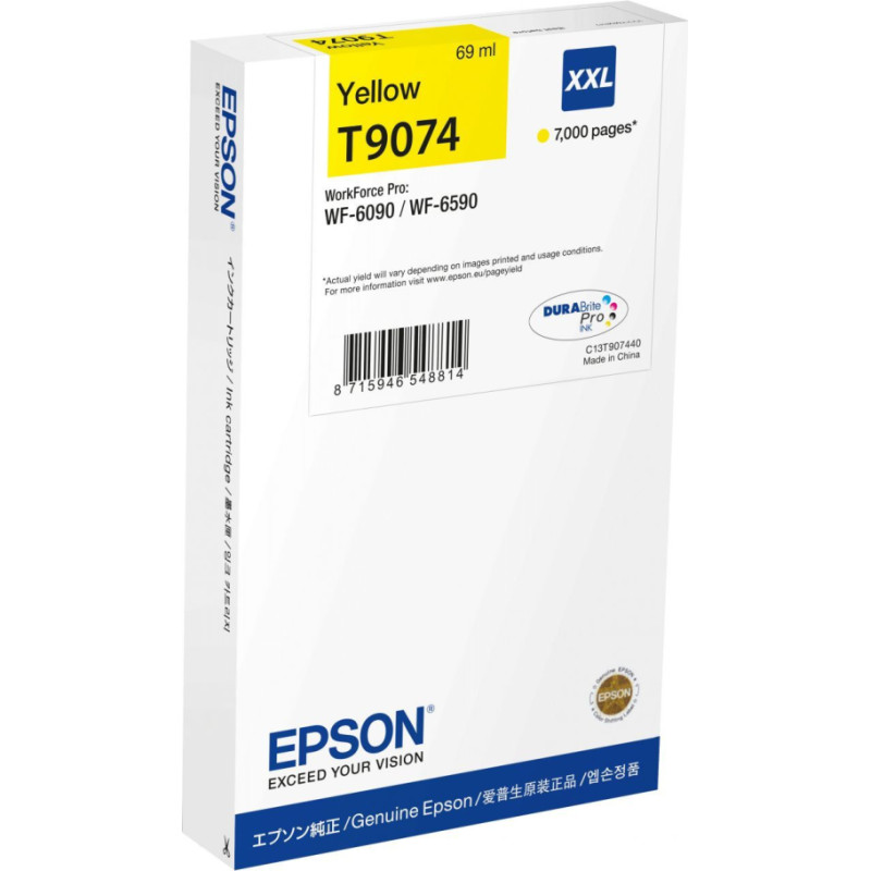 Epson Aksesuāri un izejmateriāli EPSON  WF-6XXX | Ink cartridge XXL | Yellow