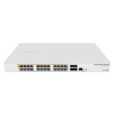 Mikrotik Nevadāms centrmezgls Mikrotik  Switch||Type L3|Rack|24x10Base-T / 100Base-TX / 1000Base-T|4xSFP+|1xRJ45|CRS328-24P-4S+RM