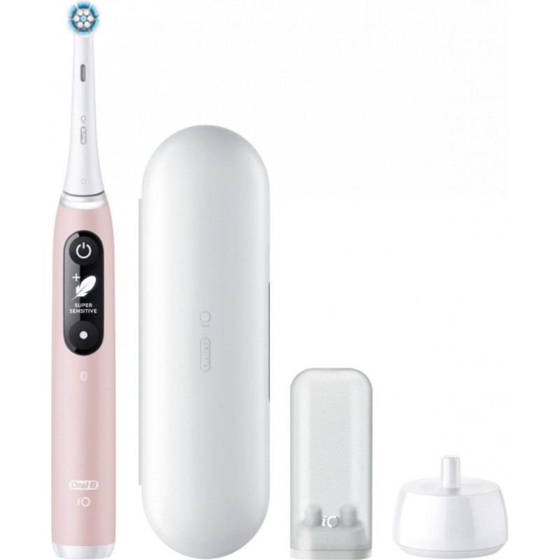 Oral-B Zobu birste Oral-B  Electric Toothbrush | iO Series 6 | Rechargeable | For adults | Number of brush heads included 1 | Number of teeth brushing modes 5 | Pink