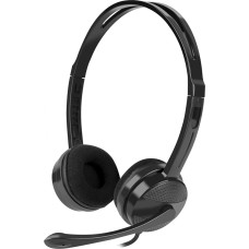 Natec Bezvadu austiņas Natec  Headset Canary Go On-Ear, Microphone, Noice canceling, 3.5 mm, Black