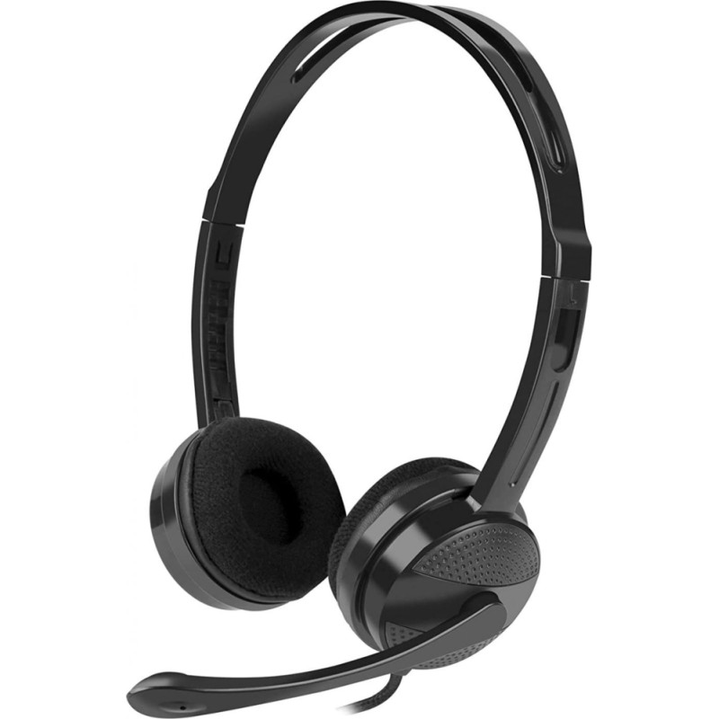 Natec Bezvadu austiņas Natec  Headset Canary Go On-Ear, Microphone, Noice canceling, 3.5 mm, Black