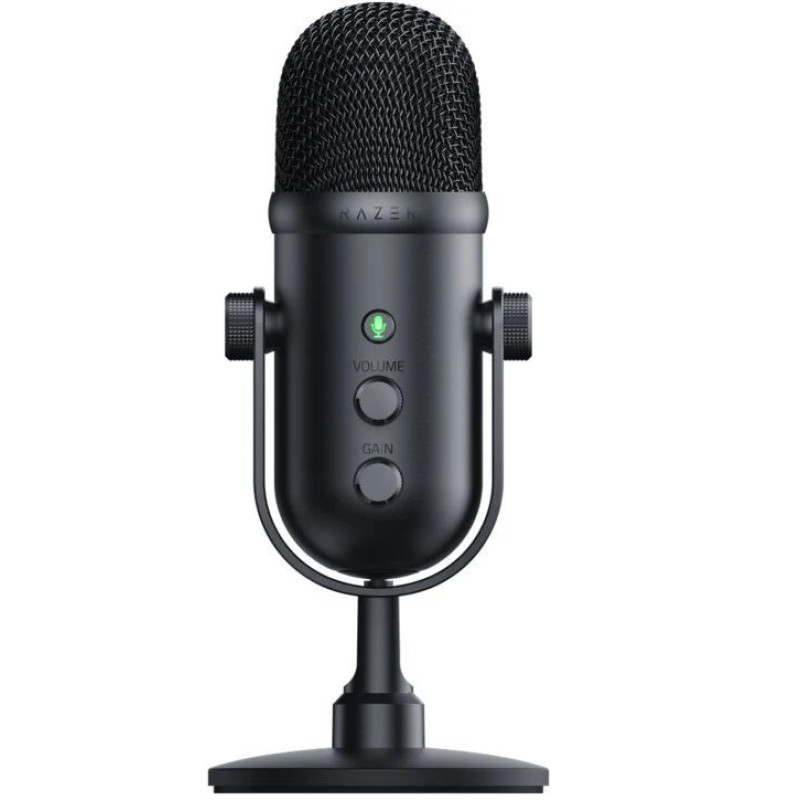 Razer Vadu austiņas Razer  Streaming Microphone Seiren V2 Pro Black, Wired