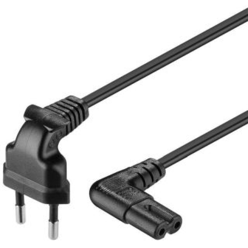 Goobay Kabelis Goobay  97350 Euro connection cord, both ends angled 2 m