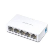 Mercusys Serveru  - Citi piederumi MERCUSYS  Switch MS105 Unmanaged, Desktop, 10/100 Mbps (RJ-45) ports quantity 5, Power supply type External