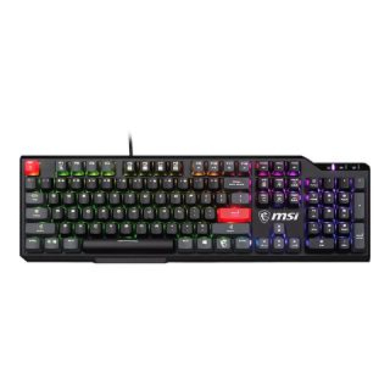 MSI Datora tastatūra MSI  | VIGOR GK41 DUSK LR US | Gaming keyboard | Wired | US | Black | Kailh Red