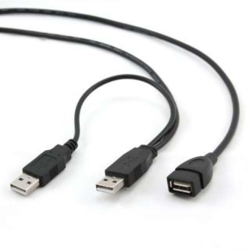 Gembird Kabelis Gembird  CABLE USB2 DUAL EXTENSION AMAF/0.9M CCP-USB22-AMAF-3