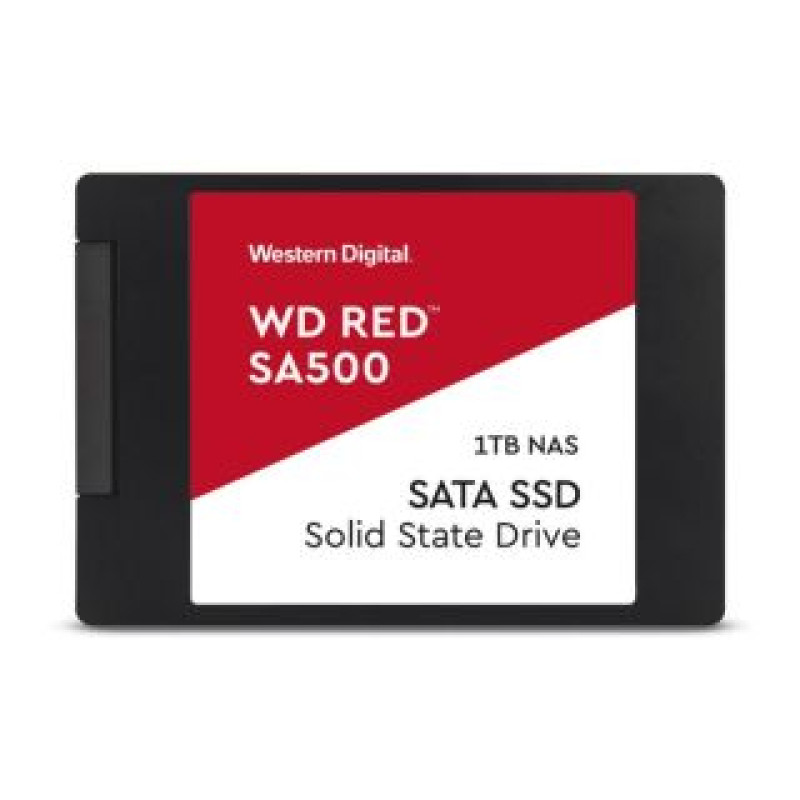 Western Digital Cietais disks SSD Western Digital  SSD||Red SA500|1TB|SATA 3.0|Write speed 530 MBytes/sec|Read speed 560 MBytes/sec|2,5