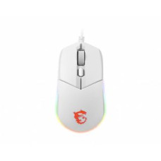 MSI Datora pele MSI  Clutch GM11 Optical, RGB LED light, White, Gaming Mouse, 1000 Hz