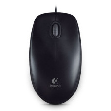 Logitech Datora pele Logitech  Mouse B100 Wired, Black