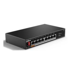 Dahua Nevadāms centrmezgls DAHUA  Switch||Desktop/pedestal|8x10Base-T / 100Base-TX|PoE ports 4|60 Watts|SF1008LP