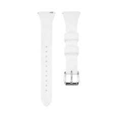 Connect Siksniņa Connect  22mm T-buckle Silicone Loop Watch Strap (130mm M/L) White