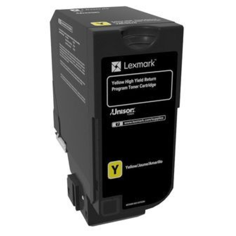 Lexmark Aksesuāri un izejmateriāli LEXMARK  Genuine High Capacity Yellow Return Programme 84C2HY0 Toner Cartridge