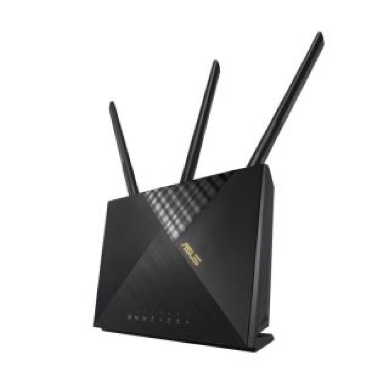 Asus Rūteris Asus  Wireless Router||Wireless Router|1800 Mbps|Wi-Fi 5|Wi-Fi 6|1 WAN|4x10/100/1000M|Number of antennas 4|4G-AX56