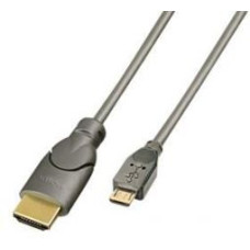 Lindy Monitoru piederums LINDY  CABLE MHL-HDMI 0.5M/41565