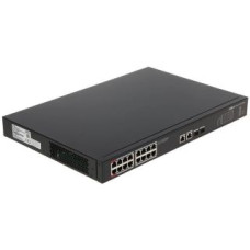 Dahua Nevadāms centrmezgls DAHUA  Switch||DH-PFS3220-16GT-240-V2|Type L2|Desktop/pedestal|2xSFP|PoE ports 16|240 Watts|DH-PFS3220-16GT-240-V2