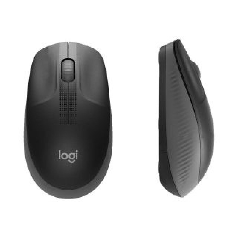 Logitech Datora pele Logitech  Full size Mouse M190 	Wireless, Charcoal, USB