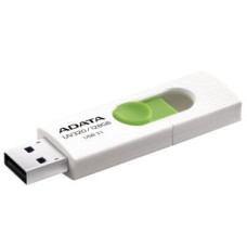 Adata Zibatmiņa ADATA  AUV320 128GB USB Flash Drive, White/Green