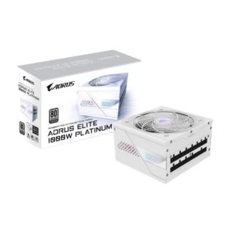 Gigabyte Barošanas bloks Gigabyte  Power Supply||GP-AE1000PM PG5 ICE|1000 Watts|Efficiency 80 PLUS PLATINIUM|PFC Active|MTBF 100000 hours|GP-AE1000PMPG5ICE