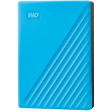 Western Digital Cietais disks HDD Western Digital  External HDD||My Passport|4TB|USB 2.0|USB 3.0|USB 3.2|Colour Blue|WDBPKJ0040BBL-WESN