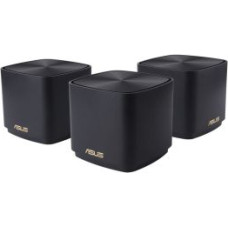 Asus Rūteris Asus  ZenWiFi XD4 Plus (B-3-PK) Wireless-AX1800 (3-pack)	 802.11ax 1201+574 Mbit/s 10/100/1000 Mbit/s Ethernet LAN (RJ-45) ports 1 Mesh Support Yes MU-MiMO Yes No mobile broadband Antenna type Internal