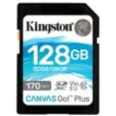 Kingston Atmiņas kartes Kingston  KINGSTON 128GB SDXC Canvas Go Plus 170R