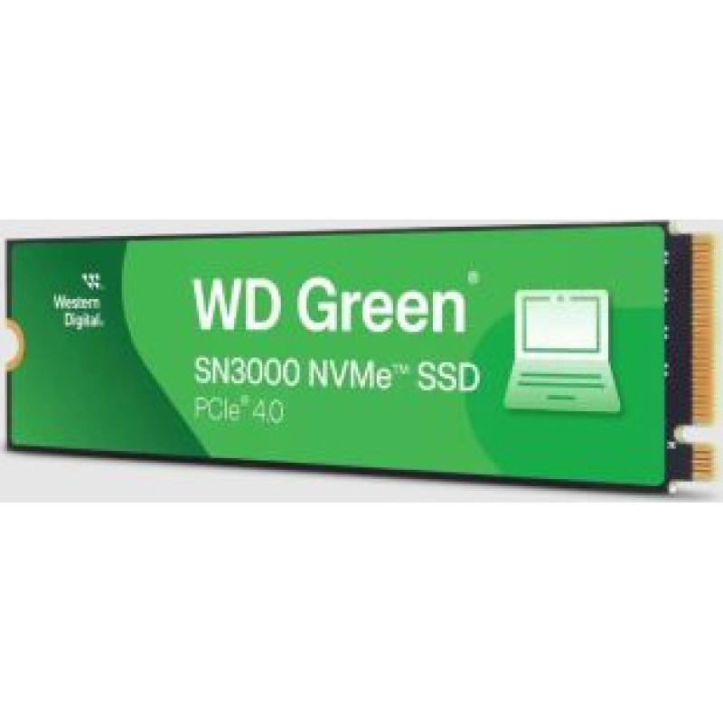 Western Digital Cietais disks SSD Western Digital  SSD||Green|2TB|M.2|PCIe Gen4|NVMe|Write speed 4200 MBytes/sec|Read speed 5000 MBytes/sec|2.3mm|TBW 250 TB|WDS200T4G0E