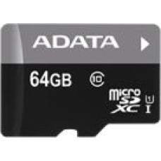 Adata Atmiņas kartes ADATA  ADATA 64GB Micro SDXC V10 85MB/s + Ad.