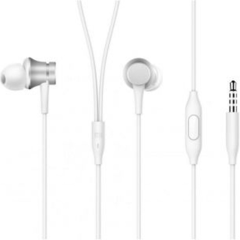 Xiaomi Vadu austiņas Xiaomi  Mi In-Ear Headphones Basic ZBW4355TY 3.5 mm, Silver, Built-in microphone White