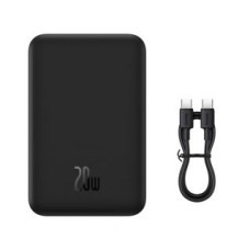 Baseus Ārējais akumulators Baseus  Baseus Magnetic Mini 20000 mAh 20W Powerbank - black + USB-C / USB-C cable