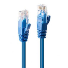 Lindy Nevadāms centrmezgls LINDY  CABLE CAT6 U/UTP 0.5M/BLUE 48016