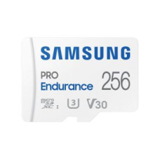 Samsung Atmiņas kartes Samsung  PRO Endurance MB-MJ256KA/EU 256 GB, MicroSD Memory Card, Flash memory class U3, V30, Class 10, SD adapter